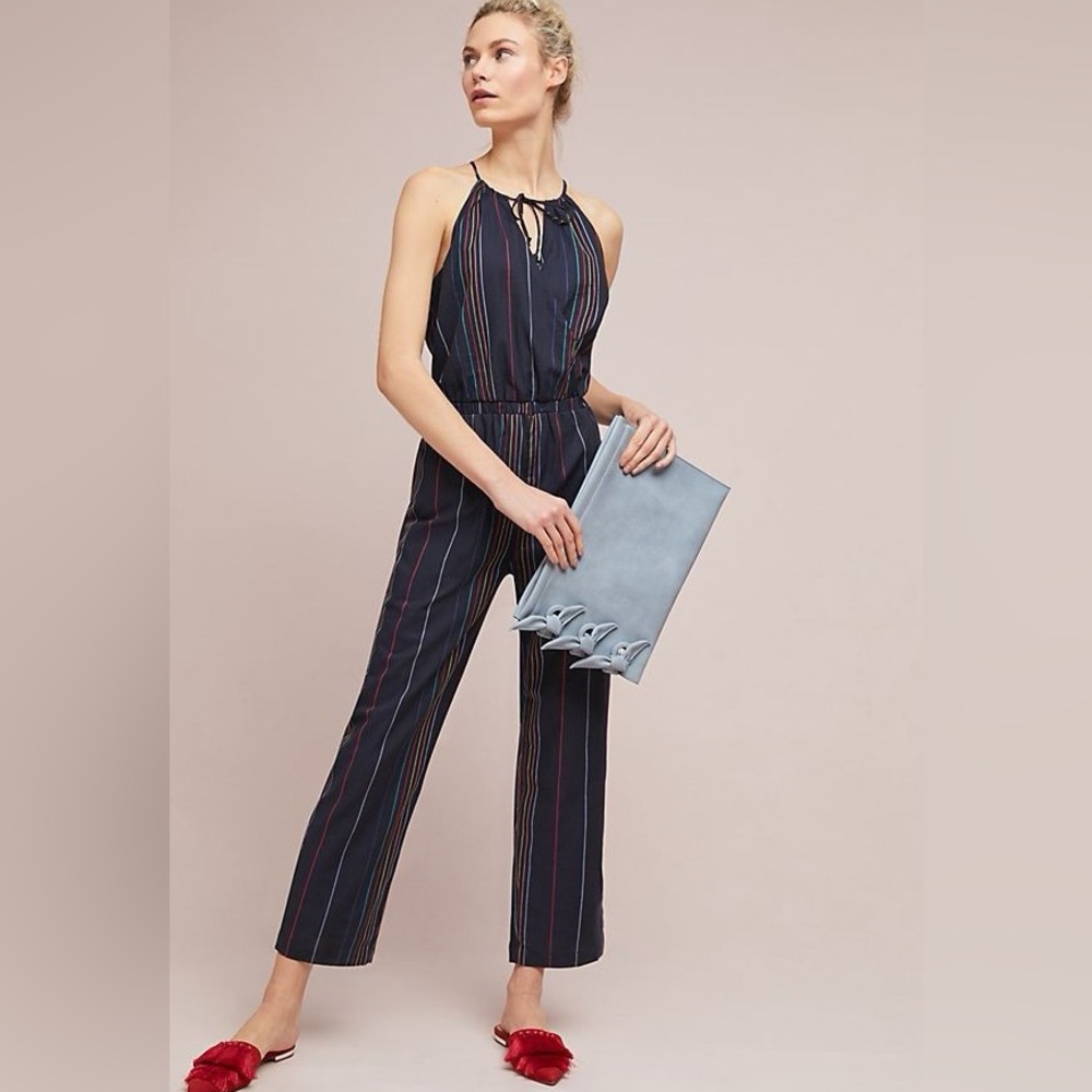 Dolan Boho Multicolor Striped Jumpsuit size Small
